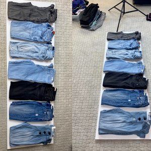LOT OF 7 JEANS